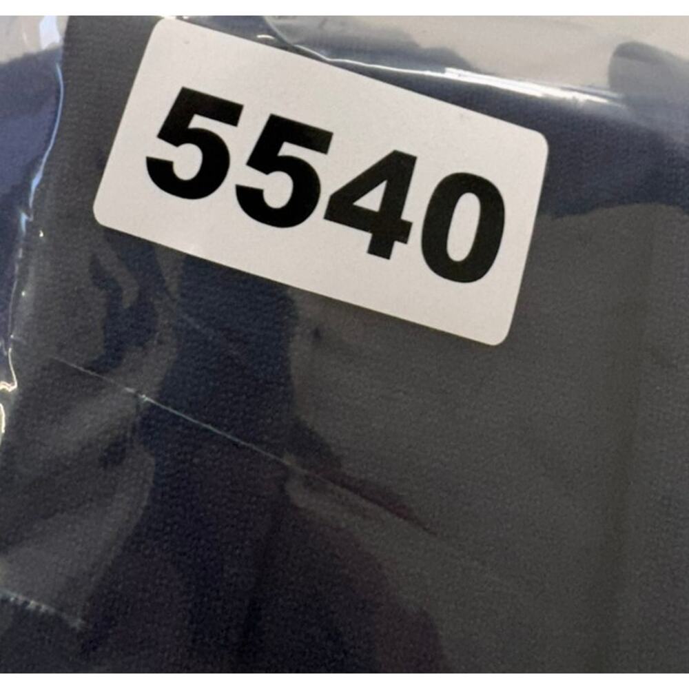 Talbots Medium Navy Blue Pull On Button Accent De… - image 8